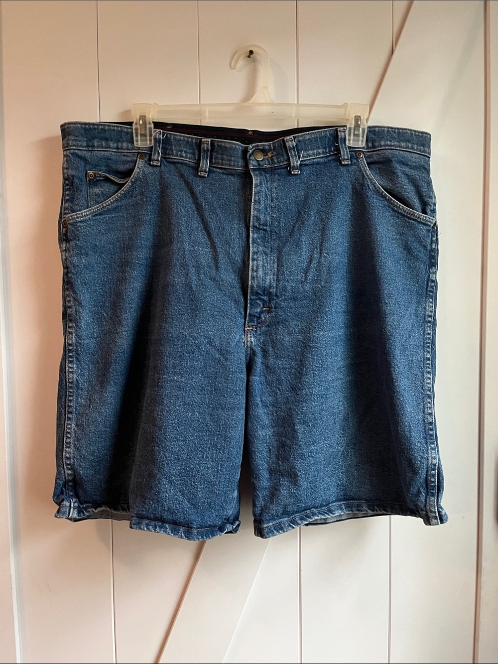 Wrangler Men's Dark Blue Denim Shorts